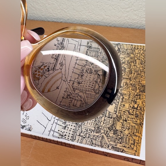 Late 60s Oversized Gradient Brown Round Sunglasses - Picture 4 of 7